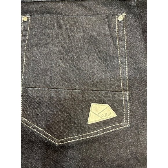 Rab The Mountain People Straight Jeans Mens 35x32 Blue Mid Rise Denim Outdoors - Picture 11 of 16